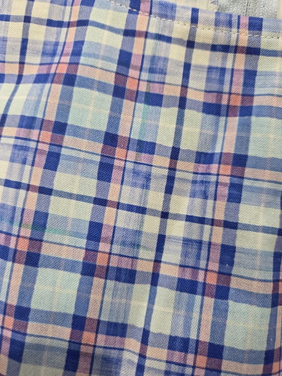 Retrolicious Blue & White Plaid Sleeveless Midi Dress - Size XL - Picture 11 of 11